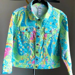Lilly Pulitzer - Denim Jacket - Small - EUC